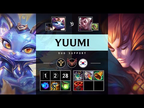 Yuumi Support vs Rakan - KR Grandmaster Patch 25.15
