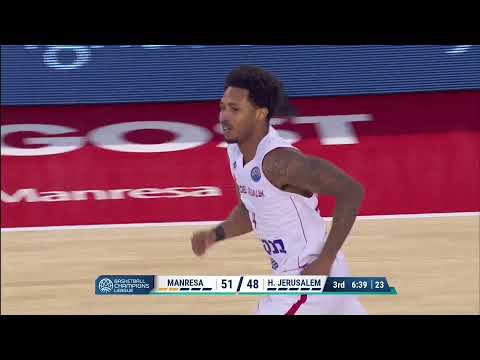 HAPOEL JERUSALEM Highlights vs  BAXI MANRESA 1
