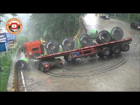 The Most Dangerous Mountain Curve – A Life-or-Death Test for Truck Drivers