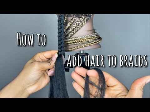 Two Big Braids With Weave
