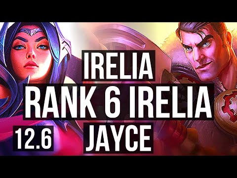 IRELIA vs JAYCE (TOP) | 8/0/1, Rank 6 Irelia, 900+ games, Legendary | NA Challenger | 12.6