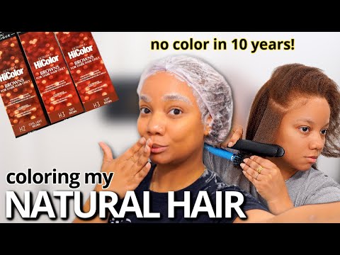REGRETS?! Coloring My Fine, 4B 4C Natural Hair | Final Results, Blow Dry & Flat Iron pt.2