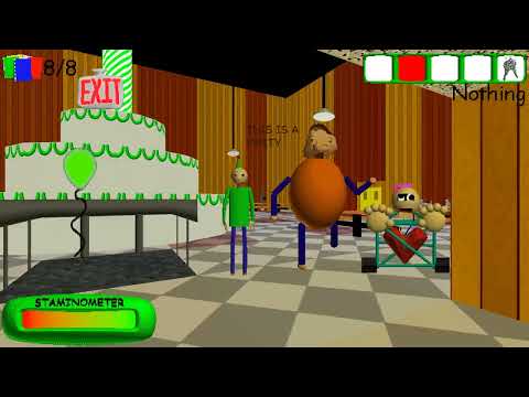 Baldi's Basics Improved School (Story & Party Style completed) - Baldi's basics mod