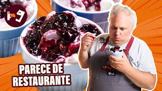  Sin horno y listo en minutos: el postre de arándanos que sorprende a todos