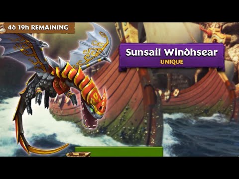 SUNSAIL WINDHSEAR NEW COSTUME - Dragons: Rise of Berk