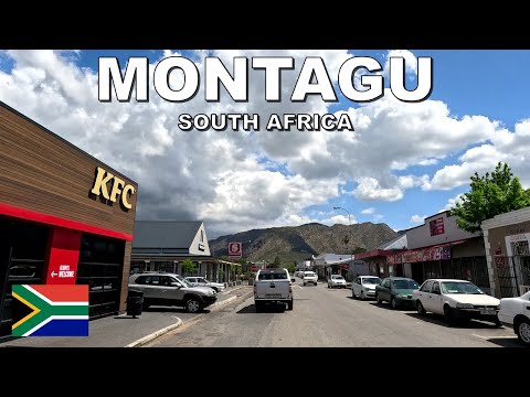 DRIVING around MONTAGU in SOUTH AFRICA * 4K (60fps)