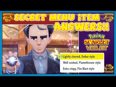 Pokemon Scarlet and Violet MEDALI City Gym TEST ANSWERS! Secret Menu Item Answers! EASY GUIDE!