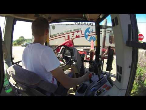 Massey ferguson 5460 sur la route [GoPro]