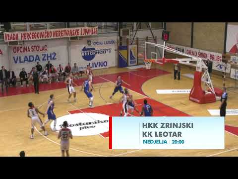 RTV HB | Najava : HKK Zrinjski - KK Leotar / 09.01.2022.