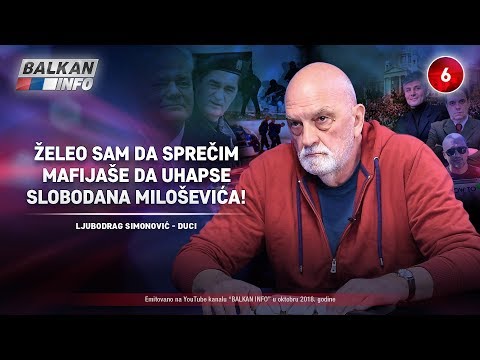 INTERVJU: Duci Simonović - Želeo sam da sprečim mafijaše da uhapse Slobodana Miloševića! (5.10.2018)