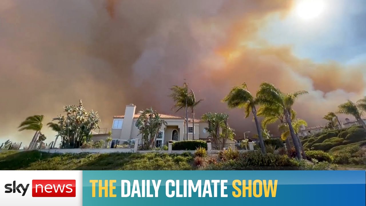The Daily Climate Show: California mansions burn in wildfires