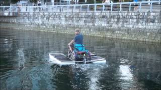 Yakiv's Amphibious Electric Trike - First Test Rides / Sailings
