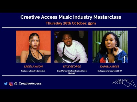 Creative Access Music Masterclass