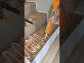 LVP flooring on stairs 🪵 #diy #lvp #laminate #stairs #flooring #fyp #remodel #asmr