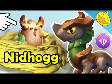Legendary NIDHOGG DRAGON Hatching! DML Fan Clip - DML #998