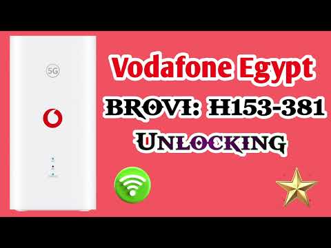How to Unlock BROVI CPE Pro 5 (H153-381) | Egypt Vodafone Huawei Brovi 5G H153-381 Unlock