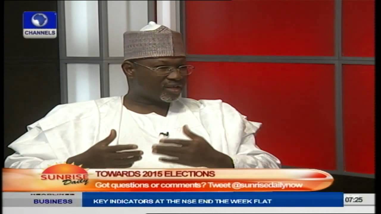 Jega Defends 2015 Election Time Table Prt1