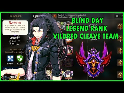 BLIND DAY LEGEND RANK VILDRED CLEAVE TEAM