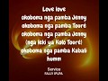 FALLY IPUPA Service LYRIC