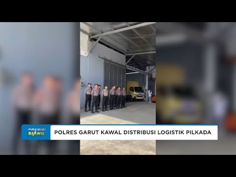 POLRES GARUT KAWAL KETAT DISTRIBUSI LOGISTIK PEMILU