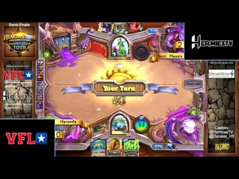 [Hearthstone]  VFL Weekly #13 Highlights  Semi Finals 2  T0pram0s vs. Santi_Phoenix