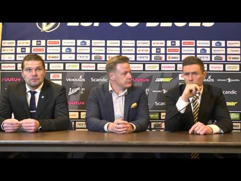 30.12.2015 Espoo Blues - Sport | Lehdistötilaisuus