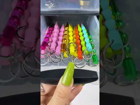 All green no other color💚💚which one next? #usa #asmr #keychain #safety #gift #fyp #amazonfinds