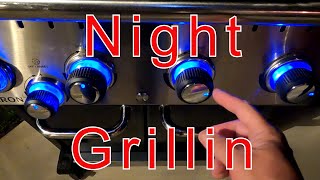 Night Grilling on the Broil King Baron!