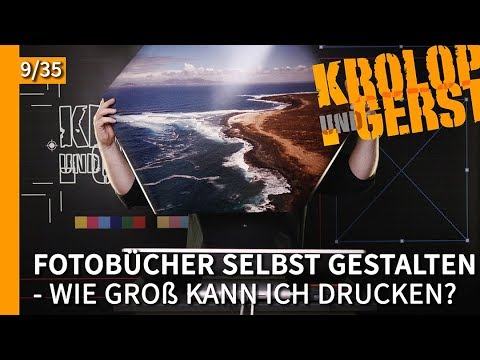 How large can I print photos? - 09 - Design your own photo book 📷 Krolop&Gerst