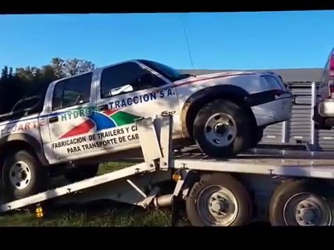 Trailer Cuello de cisne con rampa hidraulica - Alzuarte Hydro Tracción S.A®