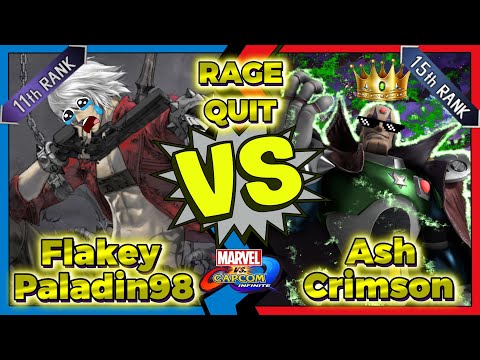 MVCI  - RageQuit -  FlakeyPaladin98 VS Ash Crimson