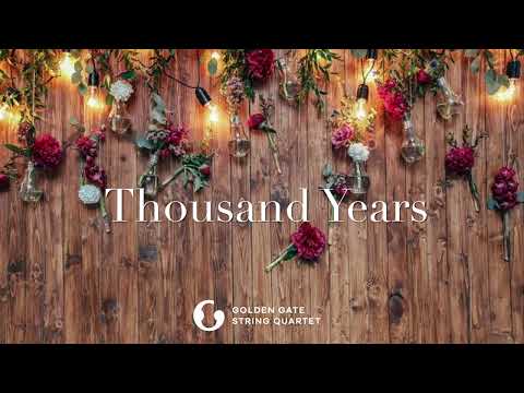 Golden Gate String Quartet & Izabela Krasucka - Thousand Years - oprawa muzyczna ślubu