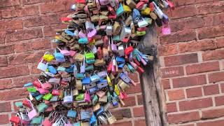 Candado para demostrar El amor entre parejas