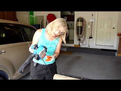 Mastercraft 6.3A Portable Hand Planer video review by Bev