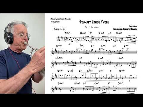 Trumpet Etude 3 Texas All State Jazz 2021 - 2022
