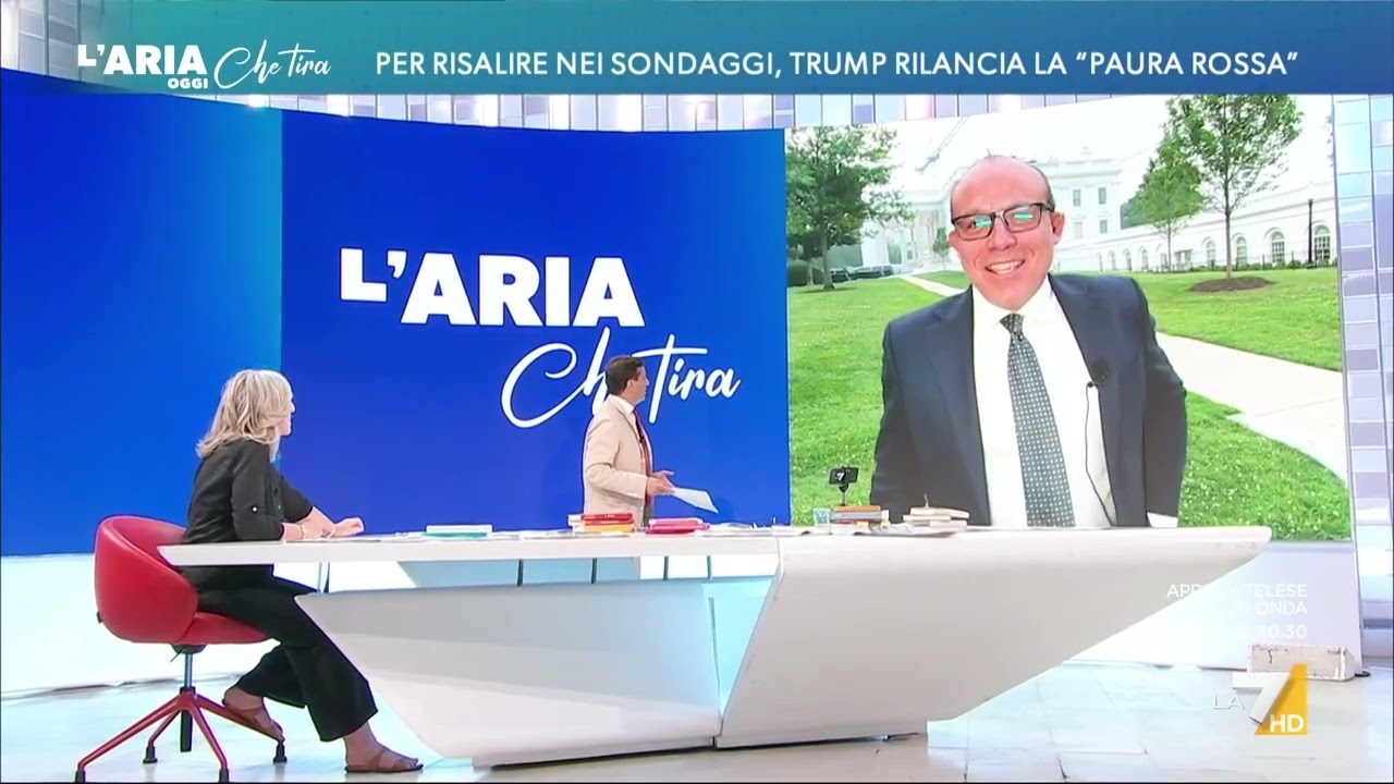 L'ultima apparizione di Daniele Compatangelo a L'aria che tira: il ricordo e il siparietto con ...