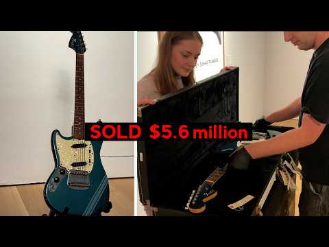 Kurt Cobain Guitar Smells Like Teen Spirit Fender Mustang Sold 2026