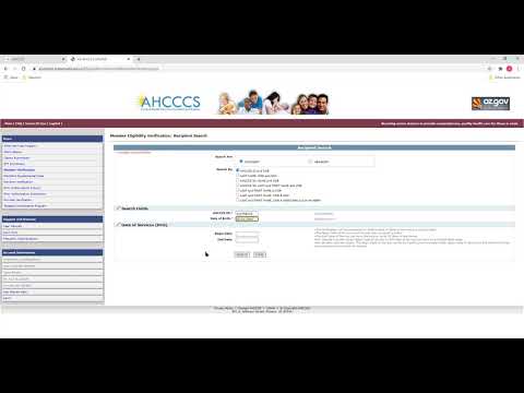 How to Verify an AHCCCS Member's Enrollment Using the...