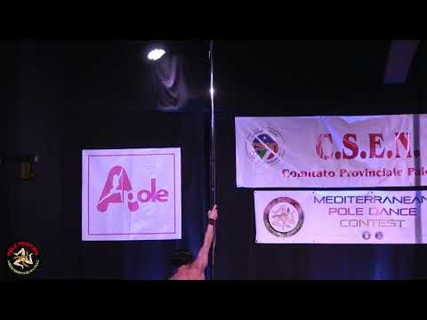 1°classificato over 50 Dilettanti 1 toti di Stefano. campionato regione sicilia pole dance csen 2022