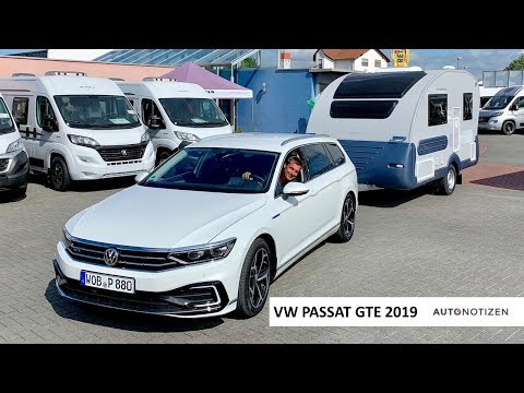 Wohnwagen ziehen mit dem Plug-in-Hybrid | VW Passat GTE 2019 Review, Test, Fahrbericht