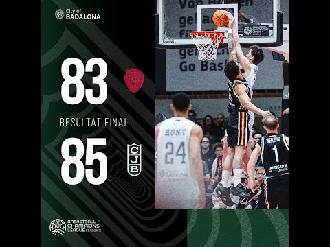 J3 Top16 BCL: Fitness First Wurzburg Baskets 83-85 Club Joventut Badalona