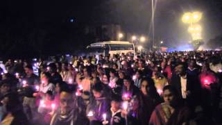 Peace Rally After a Church Burning Incident. Delhi