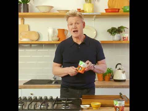 Gordon Ramsay supports Feeding America with Chef Woo