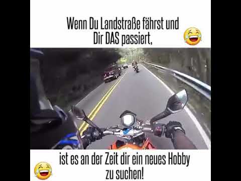 Bruder es ist Zeit geworden hol dir ein schnelleres Motorrad und zieh ihn ab