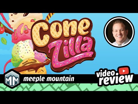 Boardgame Brody - ConeZILLA - How to Play, Overview & Review