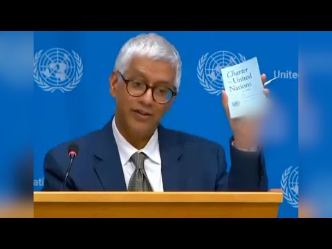 UN official responds to Israel envoy's shredding of UN charter