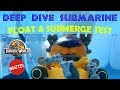 Unboxing Review SUBMERSION TEST Deep Dive Submarine By Mattel Jurassic World Fallen Kingdom 2018
