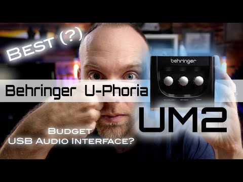 The Best USB Audio Interface for under $50 - Behringer UM2