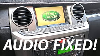 Land Rover LR3 No Sound and Frozen Navigation Screen
