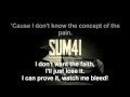 Screaming Bloody Murder - Sum 41 Lyrics